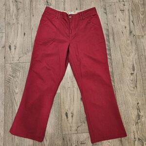 Vintage Bass &Co Burgandy Staright Leg Pants Woman Size 6P